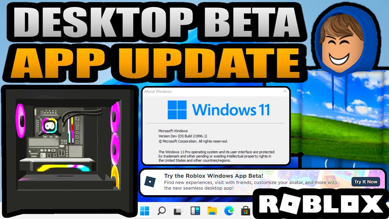 Roblox finally updated the windows beta desktop app? 